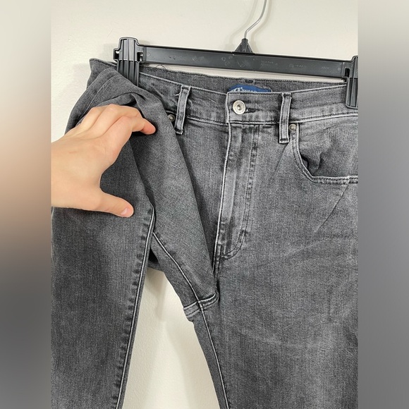 LEVI'S MEN'S 512 SLIM TAPER FIT SILVER HIGH SKINNY MID RISE JEANS W30/L32 - Picture 7 of 16